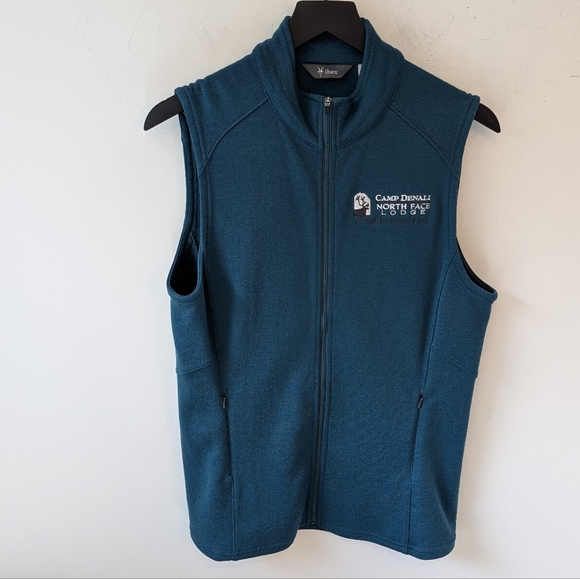 Ibex Women's Merino Wool Camp Denali Naitonal Park North Face Lodge Vest - Picture 1 of 8